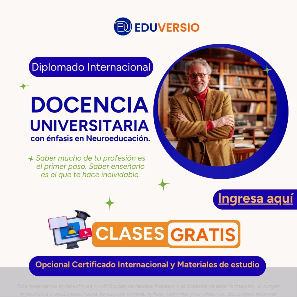 International diploma in university teaching with emphasis on neuroeducation - free classes by Eduversio